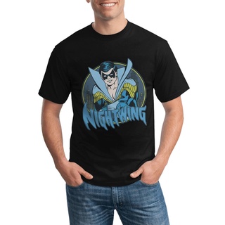 White T-Shirt Men-Daily Wear Dc Nightwing Customized Trend Mens Tees Hot Sale