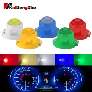 หลอดไฟ LED T4.7 COB DC12V สําหรับติดแดชบอร์ดรถยนต์ Neo Wedge Instrument Dashboard Panel หลอดไฟสัญญาณ 12V White Red Yellow