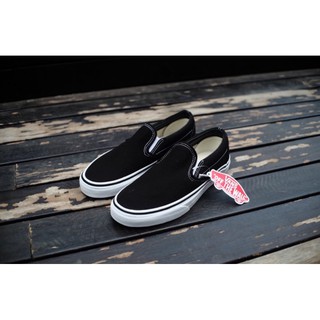 Vans Slip On Classic All Black พร้อมกล่อง