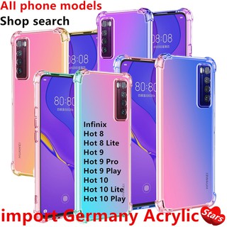 เคสโทรศัพท์อะคริลิค / Infinix Hot 11 11S 8 Lite / Infinix Hot 9 Pro Play / Infinix Hot 10 10t 10i 10S Nfc Play Lite / เคสอ่อน / เคสหลังแบบใส / เคส