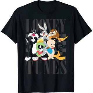 [COD]เสื้อยืด พิมพ์ลาย Looney Tunes Shot แฟชั่นพรีเมี่ยม สําหรับเด็กผู้ชาย และผู้หญิงS-5XL