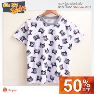 Cat T shirt ส่งฟรี🎉