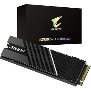 GIGABYTE AORUS Gen4 7000s SSD 1TB 2TB PCIe 4.0 NVMe M.2, Nanocarbon Coated Aluminum Heatsink, 3D TLC NAND, SSD