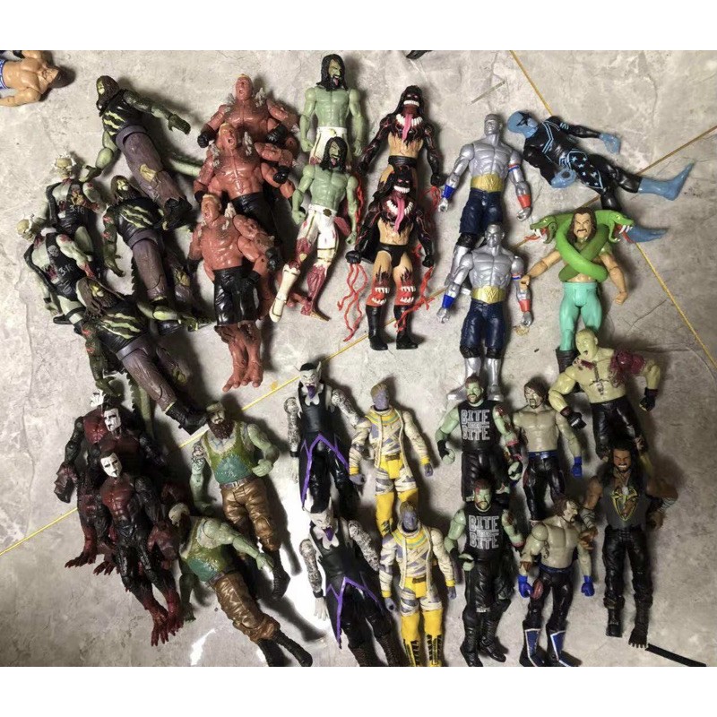 โมเดลมวยปล้ำ สูง 6-7 นิ้ว รุ่น Basic 5 (Monsters, Mutants & Zombies)