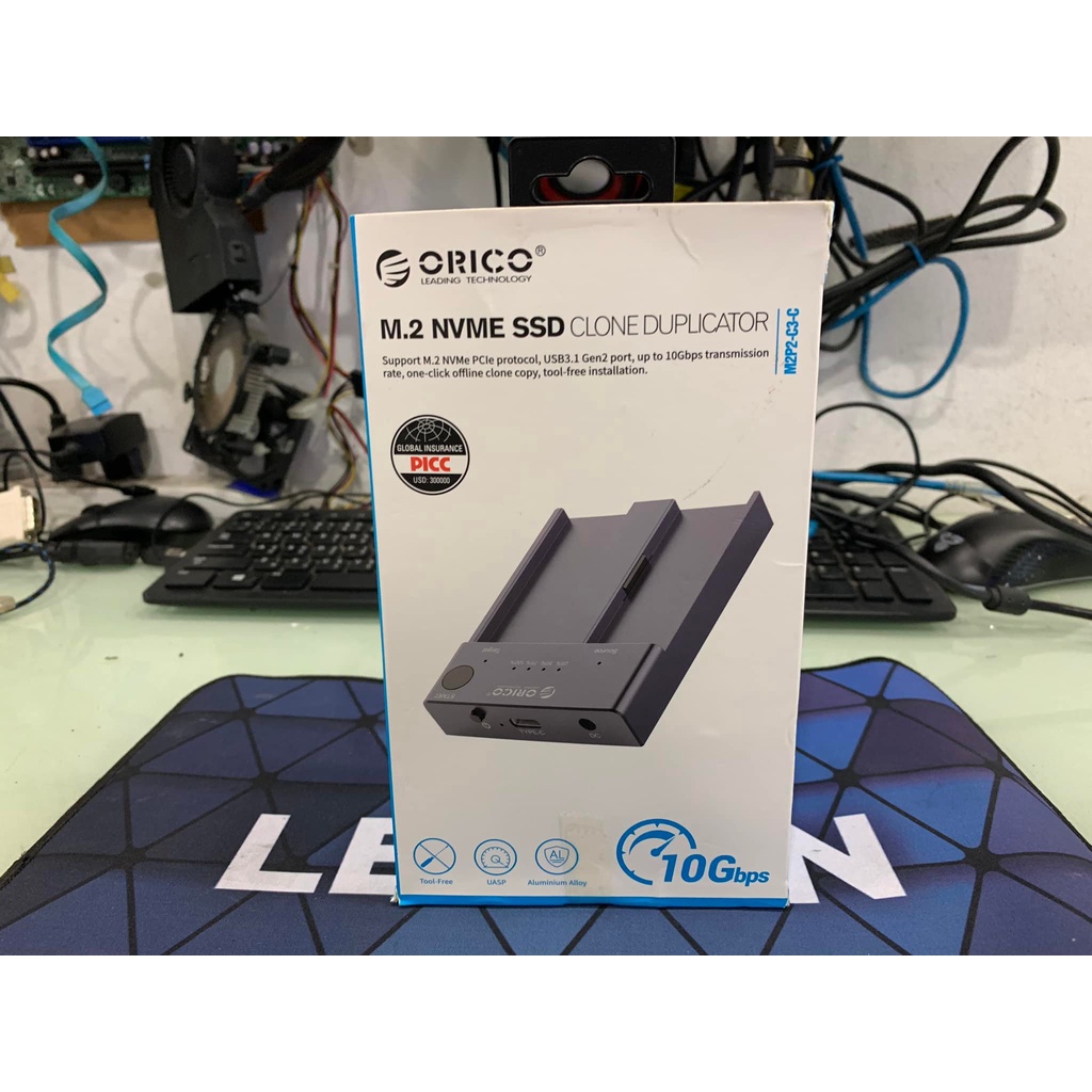 ORICO M2P2-C3-C Dual Bay M.2 NVMe SSD Enclosure มือสอง ใหม่เก่าเก็บ