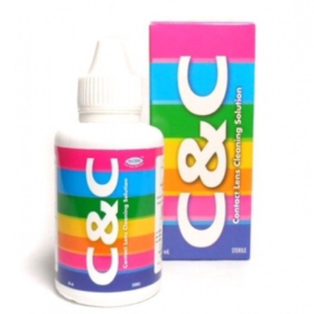 C&C Contact Lens Cleaning Solution 30ml. ผลิตภัณฑ์ แช่คอนแทคเลนส์ บิ๊กอาย