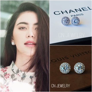 [⚡️ลดเพิ่ม 30% เก็บโค้ดหน้าร้าน] 1คู่ ต่างหู CZ (วัสดุอย่างดี ไม่ลอกดำ แพ้ง่ายใส่ได้) CN Jewelry