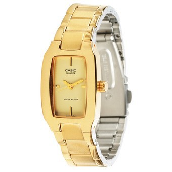 Casio Standard นาฬิกาผู้หญิง สายสแตนเลส สีทอง รุ่น LTP-1165N,LTP-1165N-9C,LTP-1165N-9CRDF