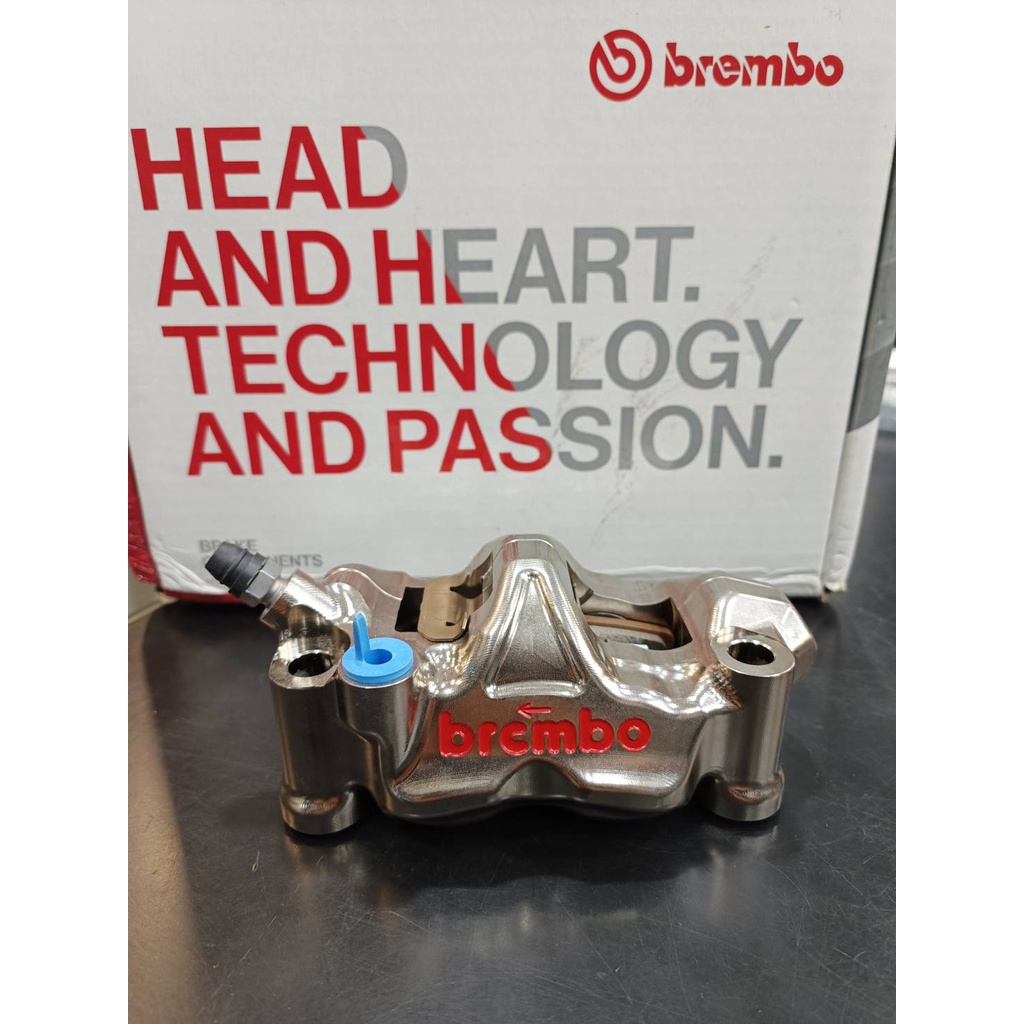 Brembo ปั๊มล่าง GP4-RX 108MM นิกเกิล ข้างซ้าย