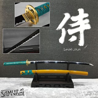 ดาบซามูไร Japan Samurai Sword Katana คาตานะ นักรบ ญี่ปุ่นโบราณ Japan มีดดาบ Ninja ดาบนินจา Handmade ใบดาบ เปิดคม