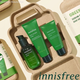 Innisfree GreenTea Seed Serum &amp; Cream Duo Set ชุดผลิตภัณฑ์บำรุงผิวหน้าสูตรสารสกัดเม็ดชาเขียวจากเกาหลี