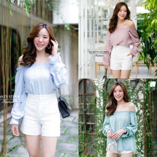 Gi-ants FS-02 ( สม็อคไหล่แขนยาว ) CARDIGAN_NISTA