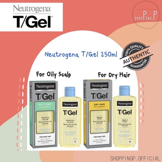 ✳️[ของแท้/พร้อมส่ง]✳️ Neutrogena T/Gel for Dry Hair &amp; Oily Scalp / neutrogena t/gel therapeutic แชมพูสำหรับหนังศีรษะมัน