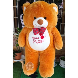 ตุ๊กตาหมีขนปุย ตัวใหญ่ขนาด 110 cm. พร้อมส่ง8สี ราคาถูกมาก‼️(มีเก็บเงินปลายทาง)