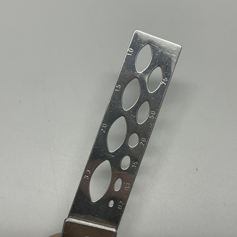 แผ่นวัดเพชร วัดขนาดพลอย แผ่นวัดขนาดเพชร - รูปที่ 4