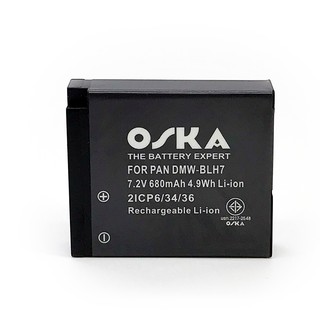 OSKA Camera Battery For Panasonic DMW-BLH7