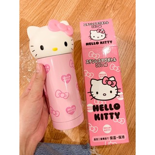 ของใหม่ ขวดน้ำเก็บความเย็น คิตตี้ จากญี่ปุ่นค่ะ ฝาเป็นเนื้อยางค่ะ