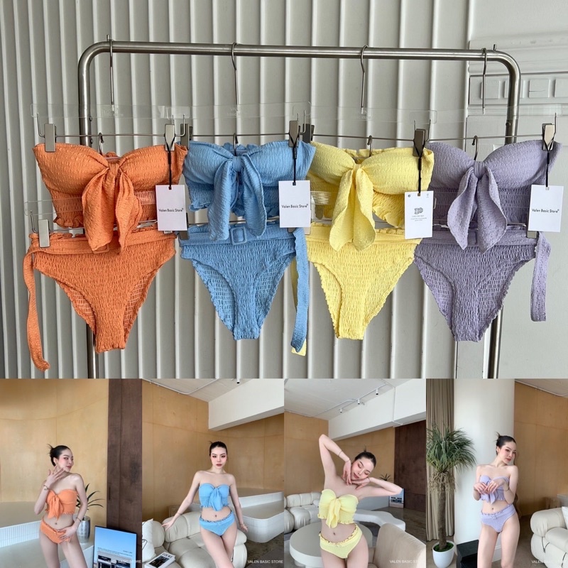 “Summer Swimming” ชุดว่ายน้ำ Two piece by VALEN BASIC STORE