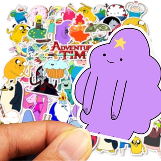 แอดแวนเจอร์ ไทม์ Adventure time sticker สติกเกอร์กันน้ำรูปแบบที่แตกต่างกัน, 50 ชิ้น