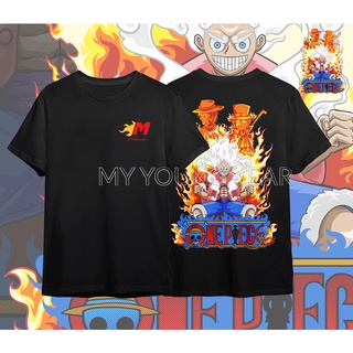 Streetwear Shirt One Piece Shirt LUFFY GEAR FIFTH T-shirt Design Unisex Fit Clothing Top Tee