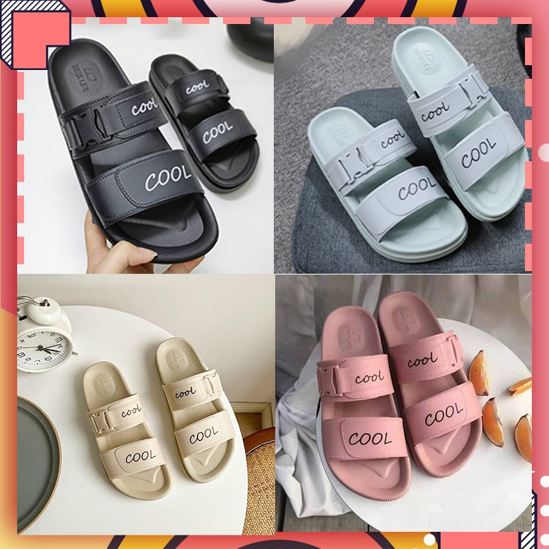 Fshoes 🍄 รองเท้าแตะผู้หญิงยางนิ้มใส่สบายสีสวยไม่เอ้าท์แน่นอน