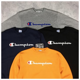 Champion เสื้อกันหนาว คอกลม สไตล์ญี่ปุ่น