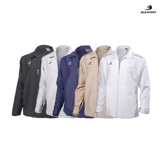 เสื้อแจ๊คเก็ต-แทร็คสูท UNISEX สีพื้น รหัส T5304 BCS TRACKSUIT JACKET BCS SPORT