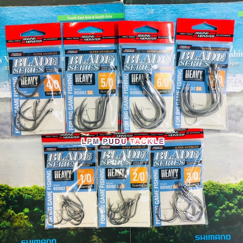JIGGING HOOK BD002 BLADE SERIES JIGGING HOOK