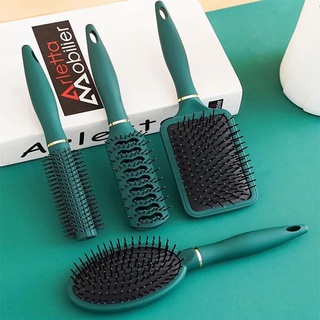 (Spot goods)Anti-Static Hair Comb Airbag Comb Beauty Scalp Massager Air Cushion Hair curls Brush Salon Hairdressing modeling Tools set