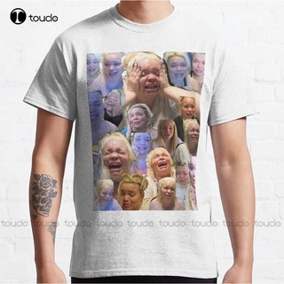 เสื้อยืดผ้าฝ้ายพิมพ์ลายขายดี เสื้อยืด พิมพ์ลายดิจิตอล Trisha Paytas สไตล์คลาสสิก แฟชั่นสําหรับผู้ชาย และผู้หญิง ไซซ์ Xs