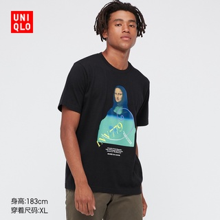 [S-5XL]ใหม่ พร้อมส่ง Uniqlo เสื้อยืดแขนสั้น พิมพ์ลายพิพิธภัณฑ์ Louvre สําหรับผู้ชาย และผู้หญิง (UT) 445827