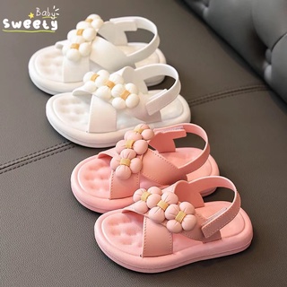 Baby sweety พร้อมส่ง ♥ รองเท้าแตะเจ้าหญิง 2022 รองเท้าเด็กผู้หญิง พื้นกันลื่น นุ่ม ใส่สบาย สายรัดส้น น่ารัก