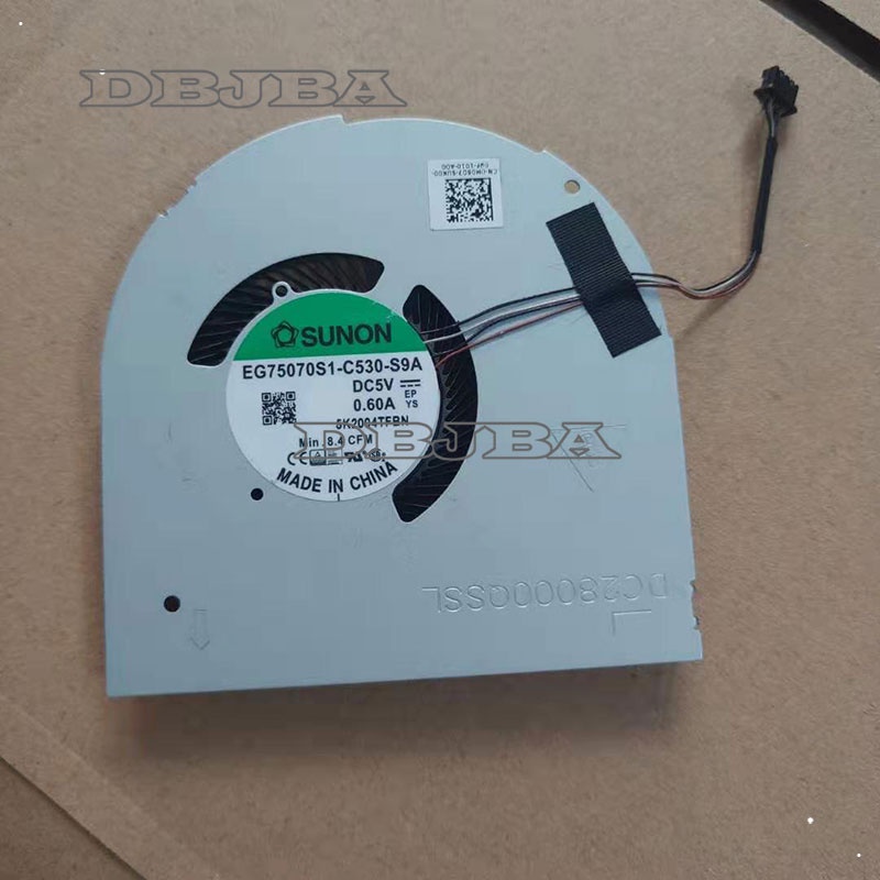 พัดลมระบายความร้อนแล็ปท็อปสําหรับ EG75070S1-C530-S9A DC28000QSSL DC5V 0.6A พัดลมระบายความร้อน