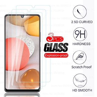 3 Pieces glass for Samsung A42 A 42 5G 2020 SM-A426B full transparent clear screen protectors tempered glass guard cover film