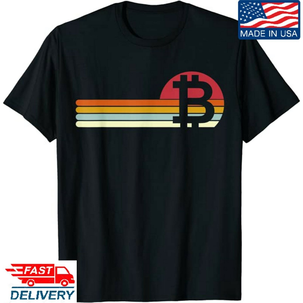 เสื้อยืด Sunset Btc Bitcoin, เสื้อยืด Blockchain Btc Bitcoin สําหรับผู้ถือ, Hodlers