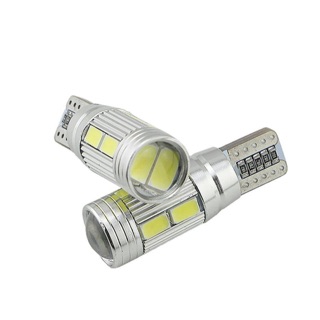 ไฟหรี่T10 ราคาโปรโมชั่น59฿/คู่หลอดไฟหรี่ LED ขั้ว T10 10 SMD ชิป 5630 หัวเลนส์