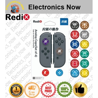 Redix Analog Caps (Set of 4) for Switch Joycon -Switch Joycon  แคปอนาล็อก redix (ชุด 4) สำหรับสวิตช์จอยคอน - สวิตช์จอยคอน