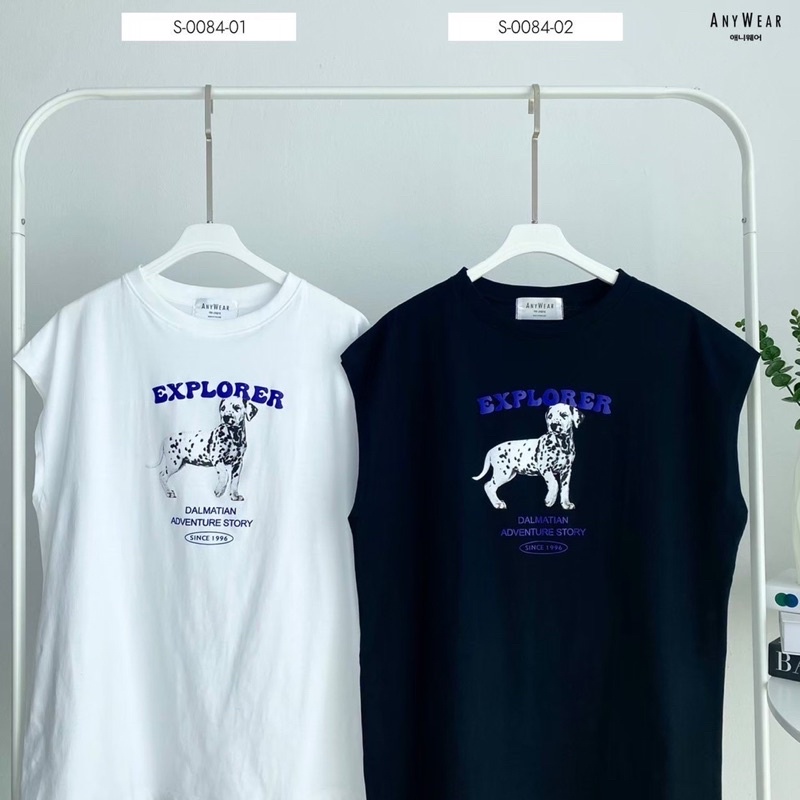 ✔️พร้อมส่ง✔️  เสื้อแขนกุดโอเวอไซส์ ทรงแขนล้ำ ใส่สบาย cotton100% ราคา ถูกที่สุด ดีลบีเคเค แกลเลอรีภาพที่ 6