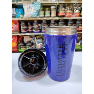 แก้วชงเวย์ แก้วน้ำสแตนเลส เชคเกอร์สแตนเลส เชคเกอร์ Ultimate SK.Stainless steel shaker Blue 600ml.