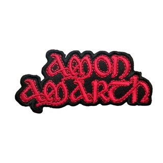 Amon Amarth ตัวรีดติดเสื้อ อาร์มรีด อาร์มปัก หมวก กระเป๋า แจ๊คเก็ตยีนส์ Hipster Embroidered Iron on Patch  DIY