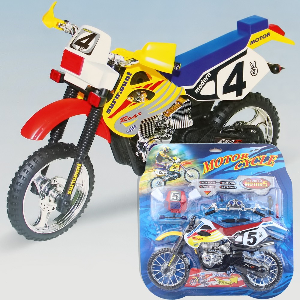 Telecorsa รถมอเตอร์ไซค์ของเล่นสําหรับเด็ก รุ่น Motorcycle-scale-model-offroad-02a-Toy