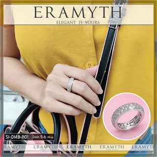 Eramyth Jewelry แหวน เงินแท้ SI-0148-R01 งานฝังเพชรสวิลCZ สินค้ามาตรฐานส่งออก