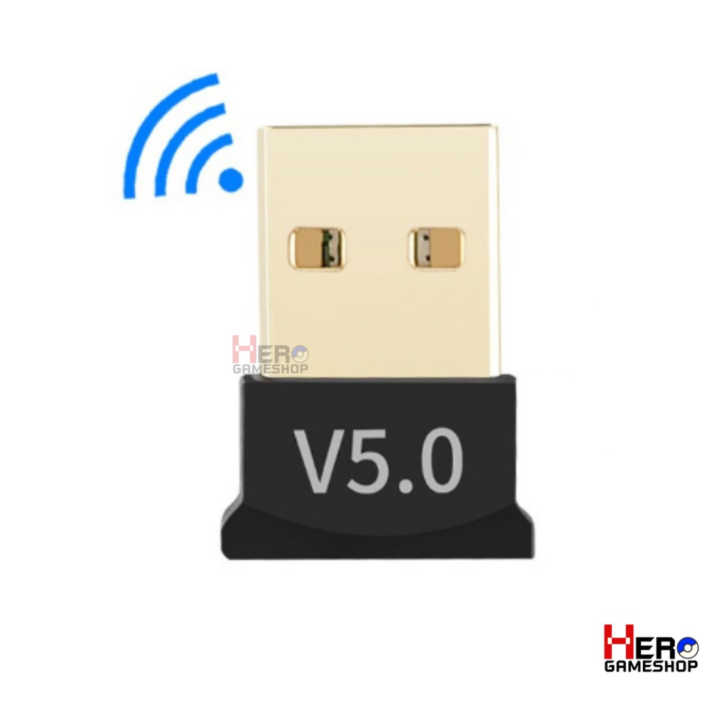 USB Bluetooth 5.0 Receiver บลูทูธ 5.0 ใช้ได้กับทุกอุปกรณ์ รองรับจอยทุกตัวในร้าน