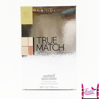 🔥โปรค่าส่ง25บาท🔥 LOREAL TRUE MATCH MICRO-PERFECTION POWDER FOUNDATION SPF 32 PA+++ ลอรีอัล ทรูแมท(ตลับจริง)