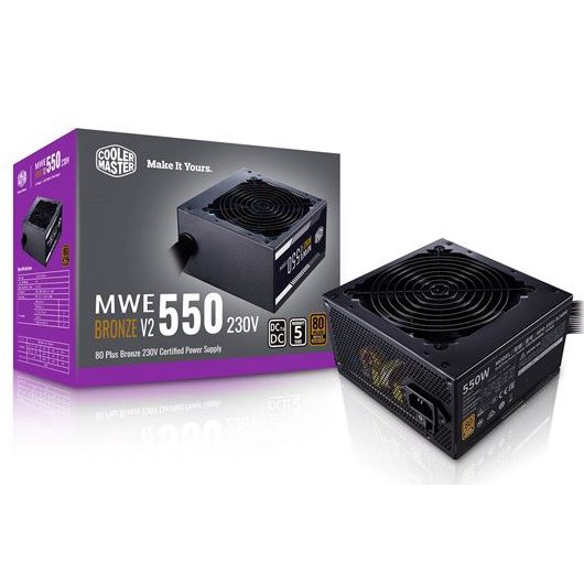 POWER SUPPLY (อุปกรณ์จ่ายไฟ) COOLER MASTER MWE Bronze v2 550W,650W,750W