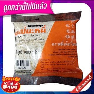 แชมป์ บะหมี่เส้นใหญ่ 1000 กรัม Champ Thick Yellow Noodle 1000 g