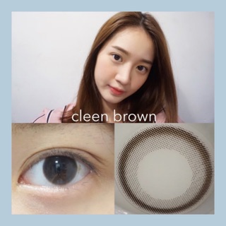 🍂คอนแทคเลนส์ Mini Cleen Brown🍂 ทักแชทเพื่อเช็คสินค้าก่อนสั่งซื้อ (ทั้งสายตาปกติ,สายตาสั้น)‼️