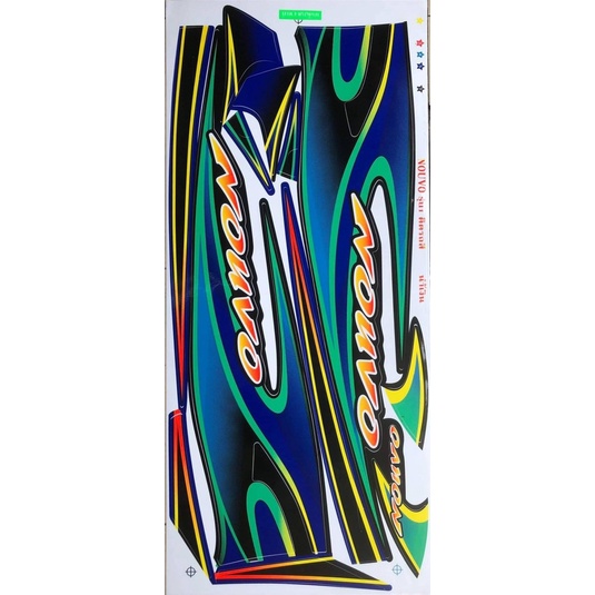 สติ๊กเกอร์ nouvo ติดรถ nouvo ปี 2004 ลายพิเศษ เคลือบเงาแท้ ...