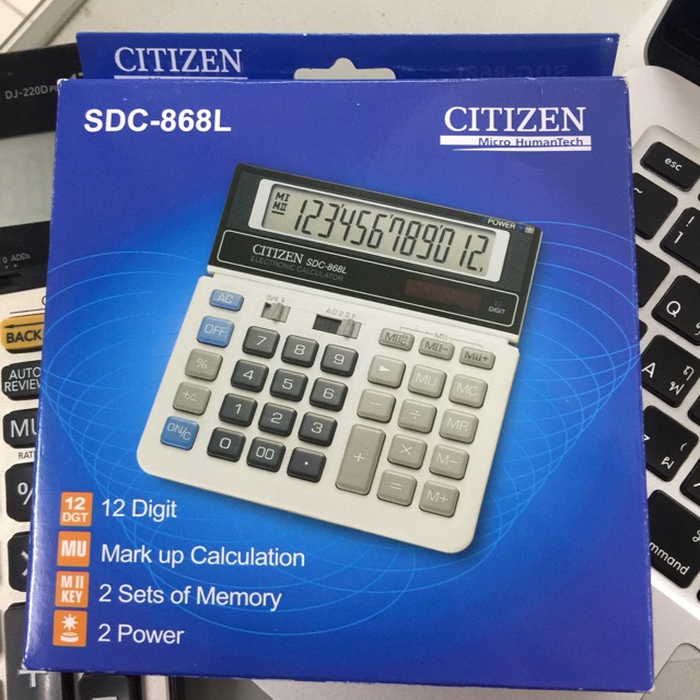 เครื่องคิดเลข Citizen SDC-868L