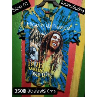 🇲🇱เสื้อยืดมัดย้อม สกรีน Bob Marley🇲🇱